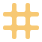 hashtag logo